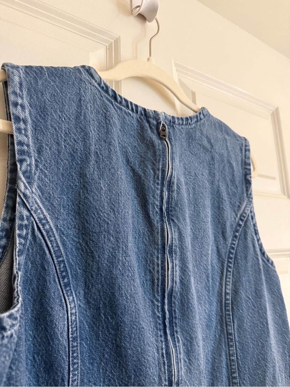 Abercrombie Denim Shift Mini Dress - Picture 8 of 9